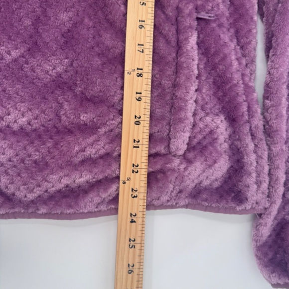 Columbia Sweater Women Medium Purple Fleece 1/2 Zip Pullover Cozy Turtle Neck - Picture 10 of 11